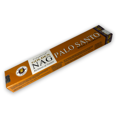 Incienso Palo Santo GOLDEN NAG Palo Santo Vijayshree Fragance - 1 Cajetilla de 15gr.