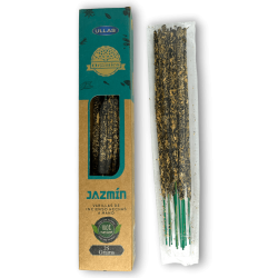 Incenso de Jasmim - ULLAS - Feito à mão - 25g - Fabricado na Índia - 100% Natural - Incenso Orgânico ULLAS