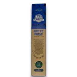 White Musk Ullas Incense - White Musk - Handmade - 25gr - Made in India - 100% Natural - ULLAS Organic Incense