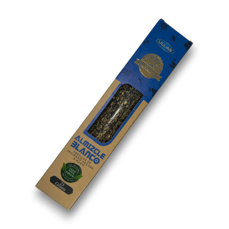 Ullas White Musk Cense - White Musk - Handgjord - 25gr - Tillverkad i Indien - 100% Naturlig - ULLAS Organic Cense
