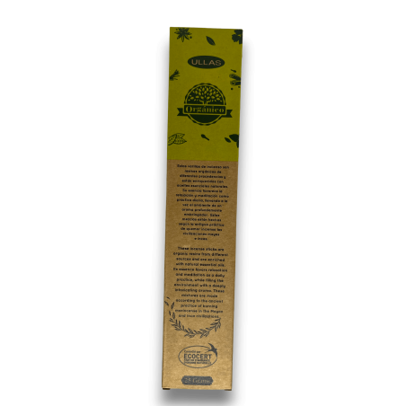 Ullas Rue Wierook - Arruda - ULLAS - Handgemaakt - 25gr - Gemaakt in India - 100% natuurlijk - ULLAS biologische wierook