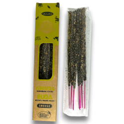 Rue Ullas Incense - Arruda - ULLAS - Handmade - 25gr - Made in India - 100% Natural - ULLAS Organic Incense