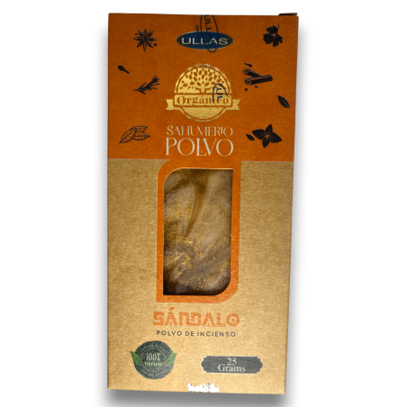 Incienso en Polvo Sándalo ULLAS - 25 gramos