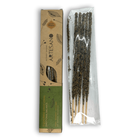 Artisan Incense Rue, Rosemary and Holy Mother Incense - Emotional Balance - 5 organic bars - Artisan Incense