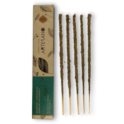 Incenso della Santa Madre Palo Santo e Fresia - Armonia e Serenità - 5 bastoncini biologici - Incenso Artigianale