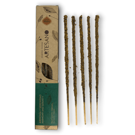 Incienso Palo Santo y Fresias Sagrada Madre - Armonía y Serenidad - 5 barritas orgánicas - Incienso Artesano