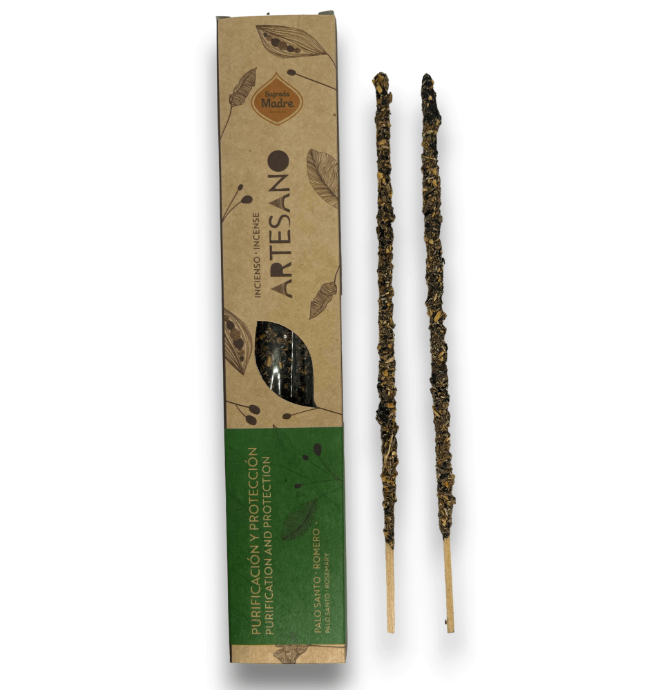 Holy Mother Palo Santo and Rosemary Incense - Purification and Protection - 5 organic sticks