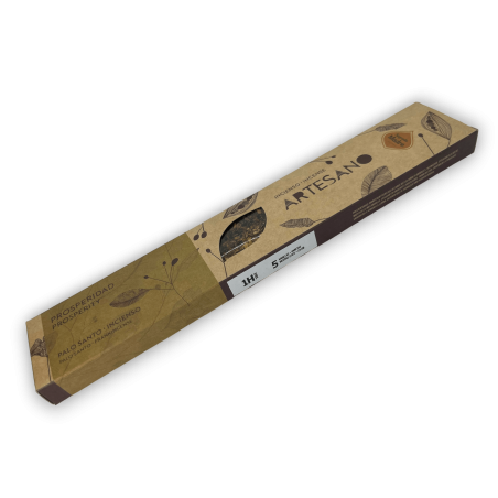 Incienso Palo Santo e Incienso Sagrada Madre - Prosperidad - 5 barritas orgánicas - Incienso Artesano