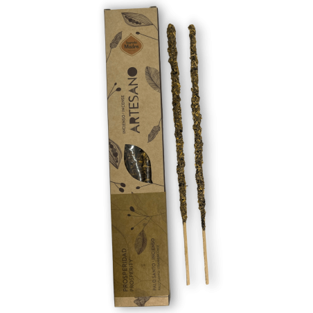 Incienso Palo Santo e Incienso Sagrada Madre - Prosperidad - 5 barritas orgánicas - Incienso Artesano