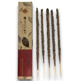 Holy Mother Sandalwood Incense - Inner Connection - 5 makila organiko - Artisau Intsentsu