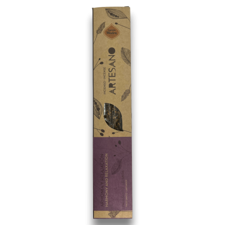 Incenso di Palo Santo e Lavanda della Santa Madre - Armonia e Rilassamento - 5 bastoncini biologici - Incenso Artigianale