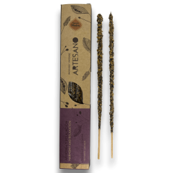 Palo Santo and Lavender Holy Mother Incense - Harmony and Relaxation - 5 organic bars - Artisan Incense