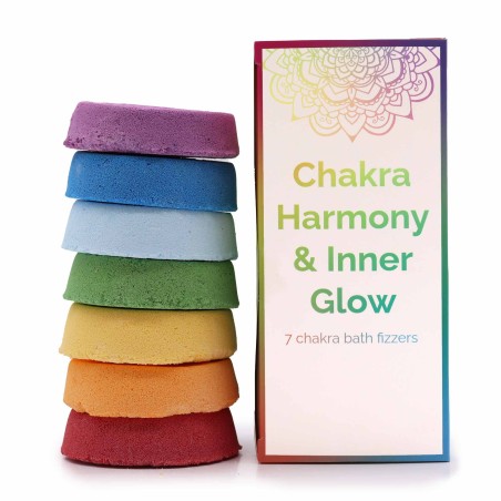 Bombas de Baño Chakras Armonía de los Chakras y Resplandor Interior - Caja Grande - 7 bombas