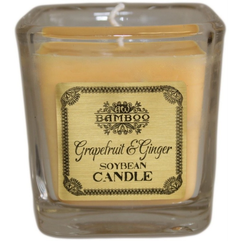 Soy Wax Candle - Grapefruit and ginger-SOY WAX CANDLES-HOSTENATURA