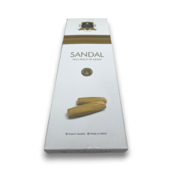 Alaukik Sandalwood Sandalen intsentsua - Pakete handia 90gr - 55-65 makilak - Indian egina