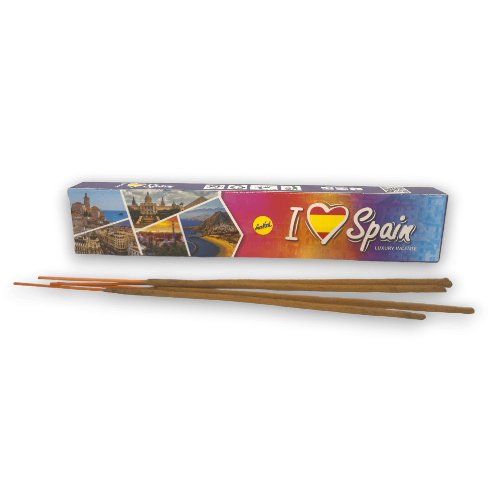 Incense Souvenir Spain España Sree Vani - Luxury Incense - 1 pack of 15g.