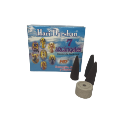 HD Incense Cones of the 7 Archangels Hari Darshan - Protection, Health, and Wealth - Box of 10 cones