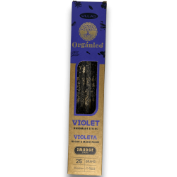 Encens Ulles de Violeta - Violet - Fet a mà - 25gr - Fet a Índia - 100% Natural - ULLAS Encens Orgànic