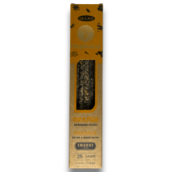 Incenso all'arancia Ullas - Arancia - Fatto a mano - 25gr - Prodotto in India - 100% naturale - Incenso biologico ULLAS