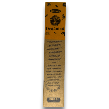 Encens Ulles de Taronja - Orange - Fet a mà - 25gr - Fet a Índia - 100% Natural - ULLAS Encens Orgànic