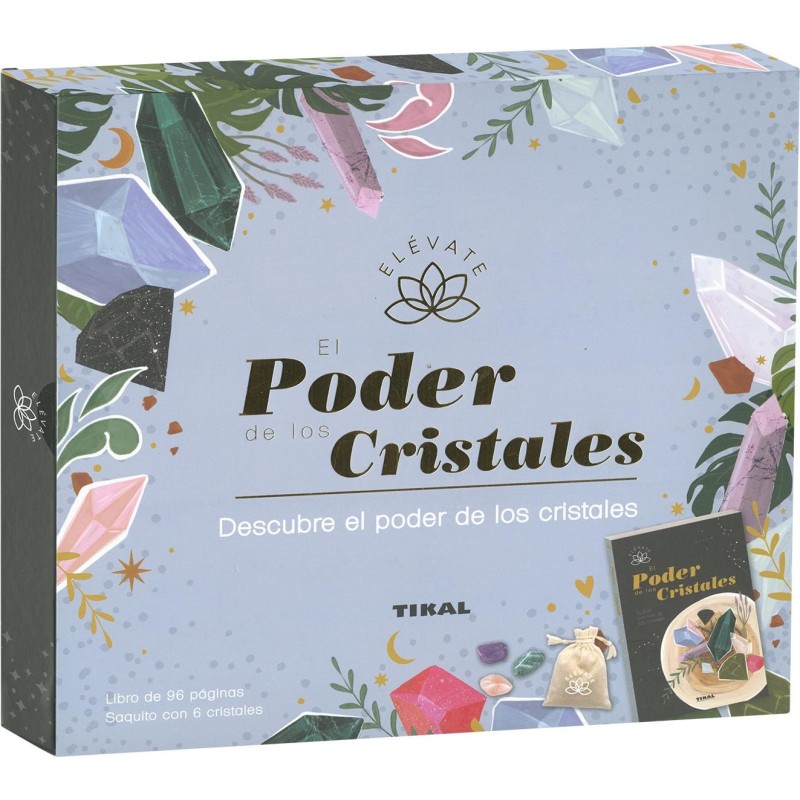 RISE UP O poder dos cristais (Inclúe libro e bolsa con cristais)-TAROT-HOSTENATURA