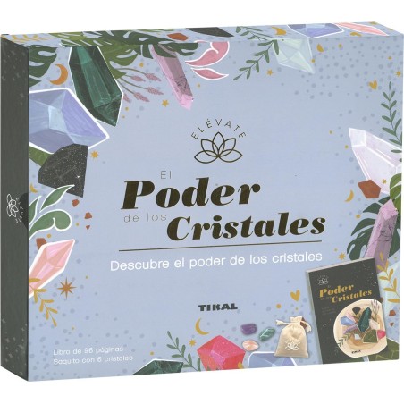 ELÉVATE El poder de los cristales (Incluye libro y saquito con critales)