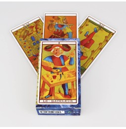 FOURNIER Tarot Marsylski (Le Tarot de Marseille) - 78 kolorowych kart - 22 Arkana Wielkie i 56 Mniejszych