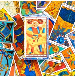 FOURNIER El Tarot de Marsella (El Tarot de Marsella) - 78 cartes a tot color - 22 arcans majors i 56 menors