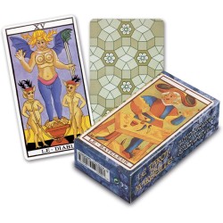 FOURNIER Das Tarot von Marseille (Le Tarot de Marseille) - 78 Karten in Farbe - 22 große Arkana und 56 kleine Arkana