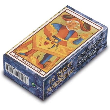 FOURNIER El Tarot de Marsella (Le Tarot de Marseille) - 78 cartas a todo color - 22 arcanos mayores y 56 menores