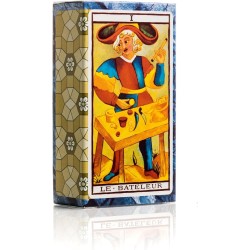 FOURNIER Das Tarot von Marseille (Le Tarot de Marseille) - 78 Karten in Farbe - 22 große Arkana und 56 kleine Arkana