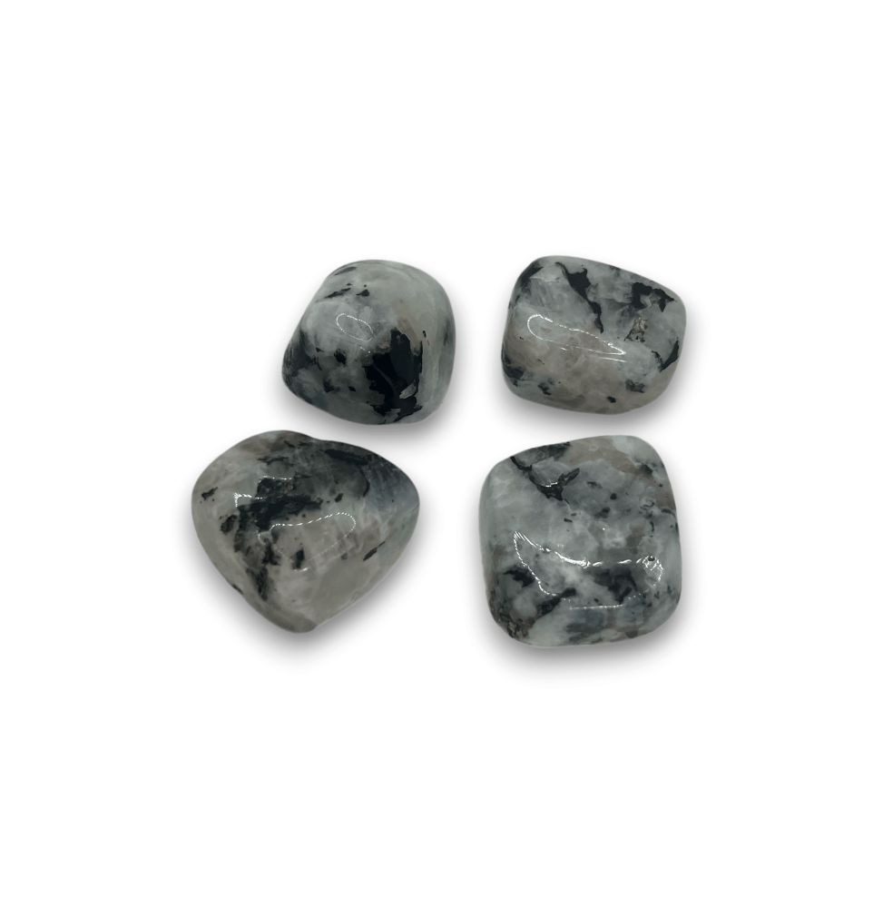 Moonstone polished pebble - approximately 4cm - 1 unit