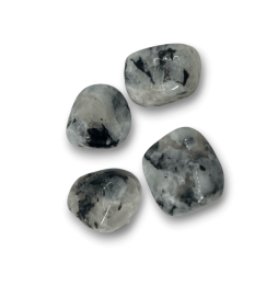 Canto rodado de pedra da lua - aproximadamente 4cm - 1 unidade