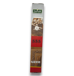 Encens Janak 555 - Paquet de 50g - Fabriqué en Inde