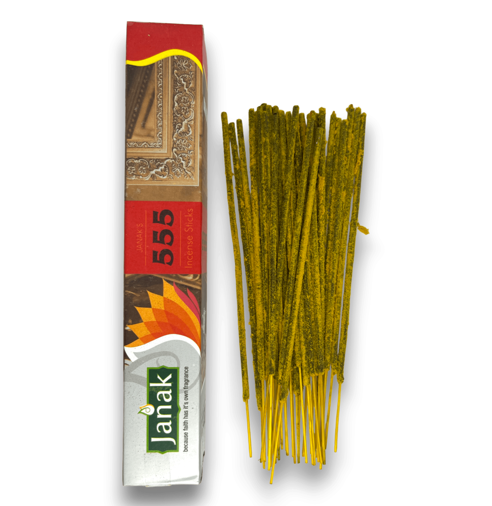 Encens Janak 555 - Paquet de 50g - Fabriqué en Inde-ENCENS JANAK-HOSTENATURA