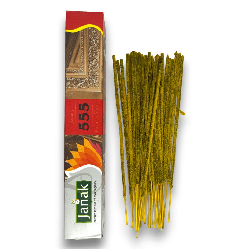 Incenso Janak 555 - confezione da 50gr. - Prodotto in India-INCENSI JANAK-HOSTENATURA