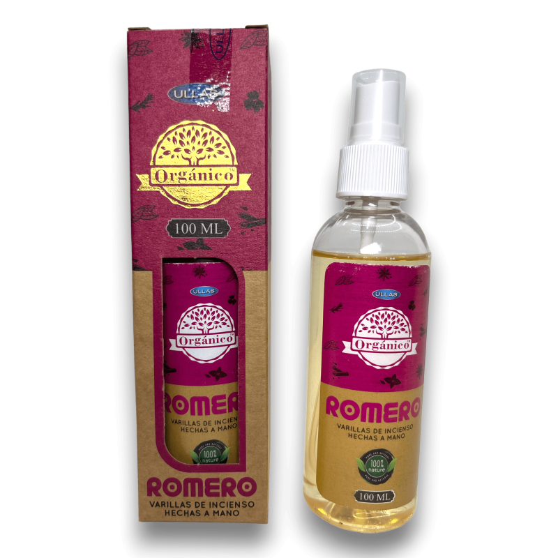 Aromaiztatzeko Ullas de Romero- Spray Aromaiztadorea- 100ml-SPRAY AROMATIZADOREAK ULLAS IREKITZAILEAK-HOSTENATURA