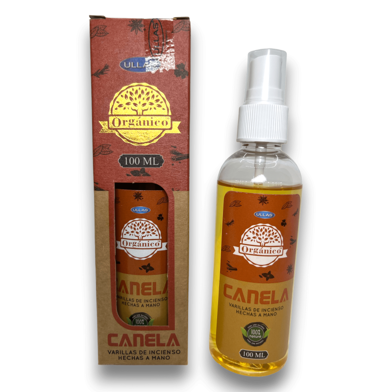 Cinnamon Ullas Aromatizing Spray - Désodorisant en spray - 100ml-SPRAY PARFUM DÉSODORISANT ULLAS-HOSTENATURA