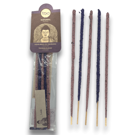 Räucherstäbchen 7 Kräfte & Lavendel TAO Kombinierte Energiebilanz & Ruhe - TAO Räucherstäbchen - 5 dicke Stäbchen