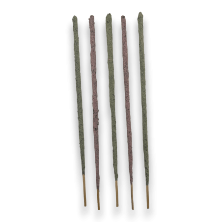 Incense Herbs and 7 Powers TAO Combined Energy Cleansing and Energy Balance - Incense TAO - 5 thick sticks