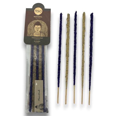 Incienso Lavanda y Jazmín TAO Combinado Tranquilidad y Alegría - Inciensos TAO - 5 varillas gruesas