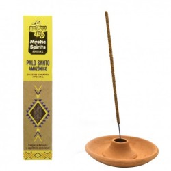 Amazonas Sahumerio Palo Santo Rökelse - Mystic Spirits - Handgjorda - 8 stavar - Aura Rengöring och Balans