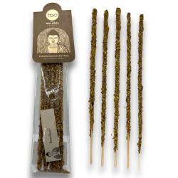 Connessione ancestrale di incenso naturale TAO Palo Santo e benzoino - 5 bastoncini spessi