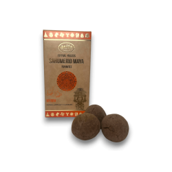 Maya Myrrh Smoke Bombs AUM FRAGRANCES - Mayan Incense Magic Spheres 8 incense bombs Divine Purity