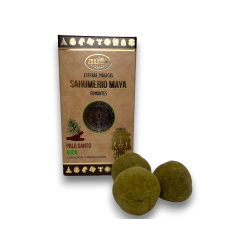 Bombitas Defumación Maya Palo Santo y Ruda AUM FRAGANCES - Magical Incense Spheres 8 healing and protection incense bombs