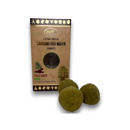 Bombe Defuming Maya AUM FRAGRANCES - Sfere magice Sahumerio 8 bombe de tămâie Vindecare și protecție
