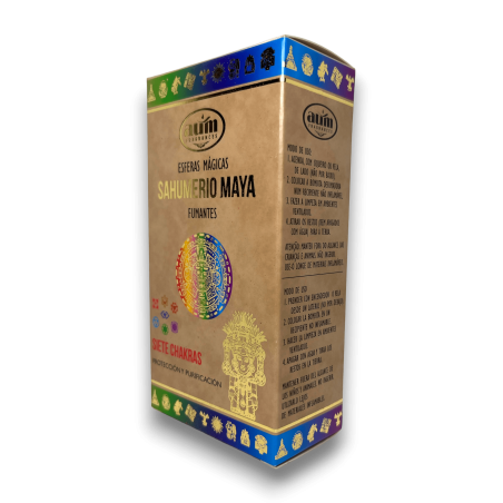 Maya Sju Chakran Rök Bomber AUM FRAGRANCES - Magic Spheres Sahumerio 8 rökelsebomber Skydd och rening