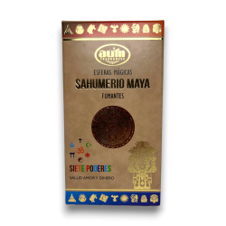 Bombitas Defumación Maya Siete Poderes AUM FRAGANCES - Magical Incense Spheres 8 bombitas Incense for Health, Love, and Money