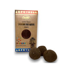 Mayan Seven Powers AUM FRAGRANCES Smoke Bombs - Magic Spheres Sahumerio 8 incense bombs Health, Love and Money