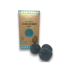 Bombitas Defumación Maya Alcanfor Canfora AUM FRAGANCES - Magical Maya Incense Spheres 8 purification incense bombs